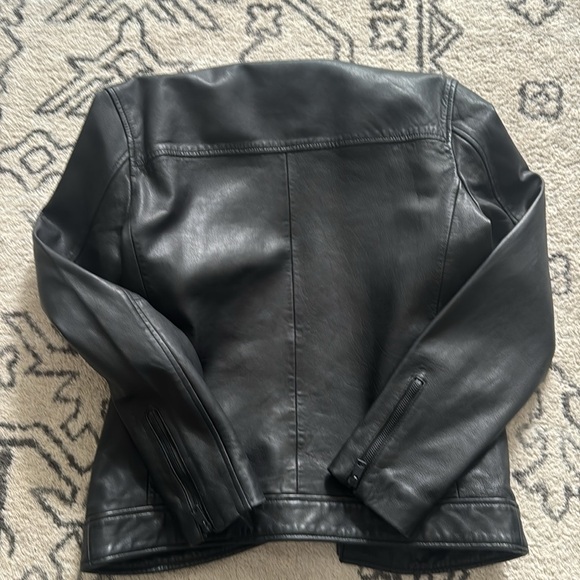 Men’s All Saints Black Leather Jacket - Picture 5 of 5